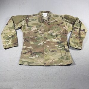 Military Combat Coat Men Medium Long Multicam Camo Jacket‎ Tactical Ripstop NWT